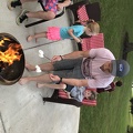 Tobias roasting marshmallows
